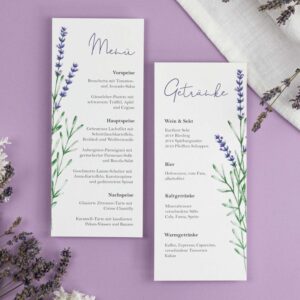 Hochzeit mit Lavendel | Licht auf Papier Shop